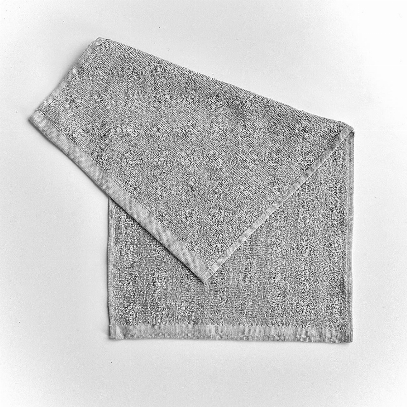 Рушник махровий 30х50 см 400г/м2 GM Textile (Світло-сірий)